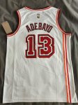 Maillot de Basket #13 Adebayo Miami heat 22-23 Vintage Blanc Imprimé